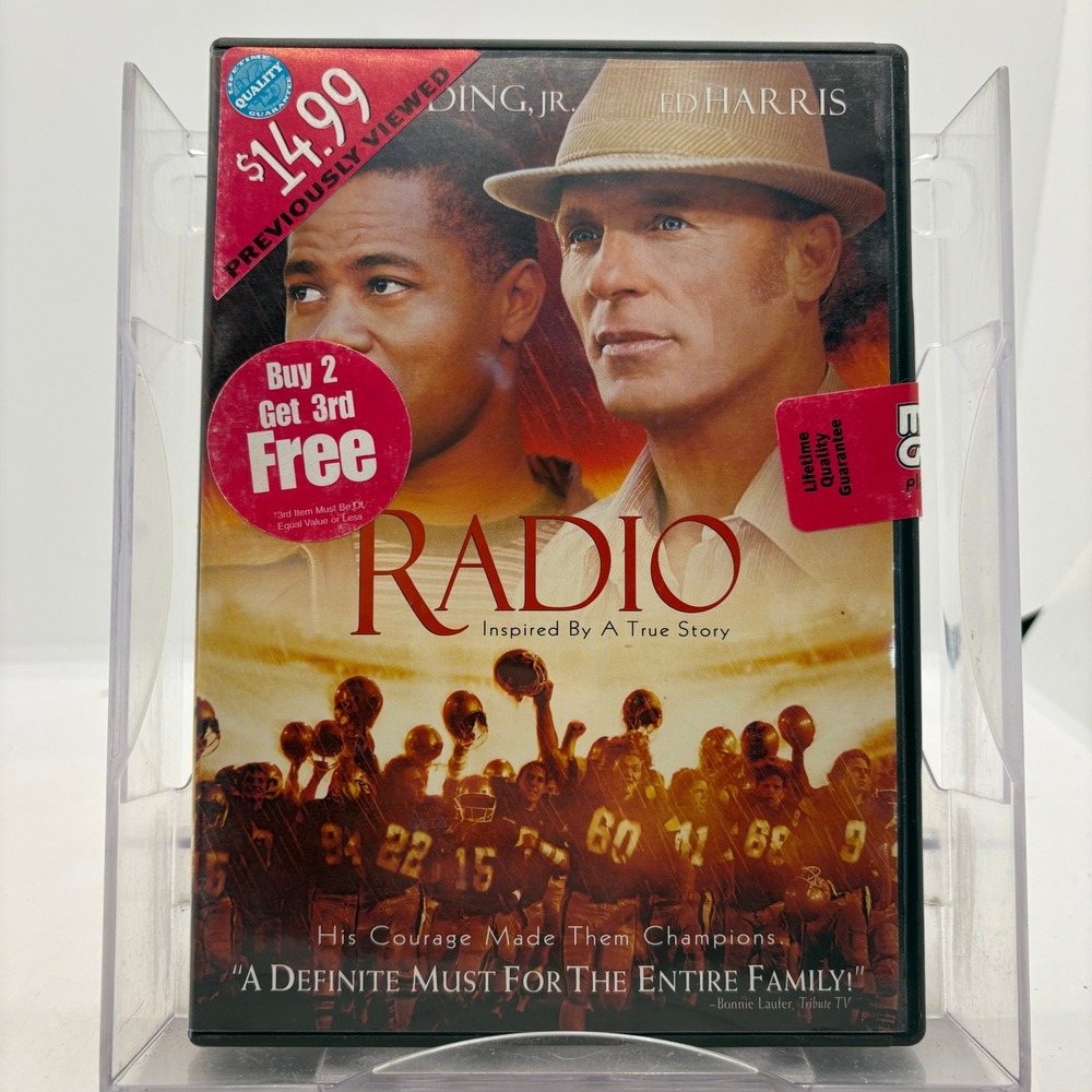Radio DVD 2004 Cuba Gooding Jr Ed Harris Widescreen Special Features Movie
